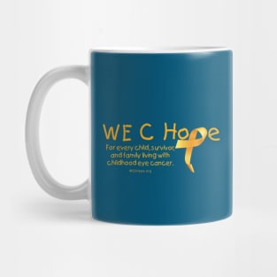 WE C Hope Gold Lg Ribbon Alt Tagline Mug